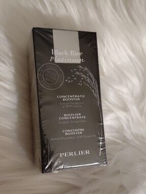 NIB Perlier Black Rice Peptides Platinum Booster Concentrate .5 oz NEW